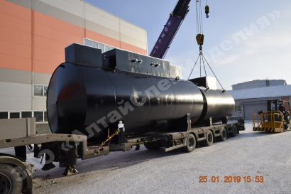 Резервуары горизонтальный стальной подземный