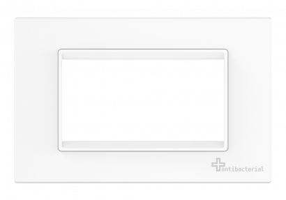 Рамка антибактериальная декоративная CADUCEUS ALING EXPERIENCE на 4 модуля (Артикул: A70104.0)
