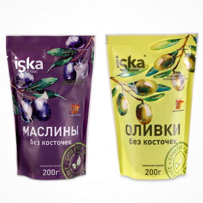 Упаковка для оливок