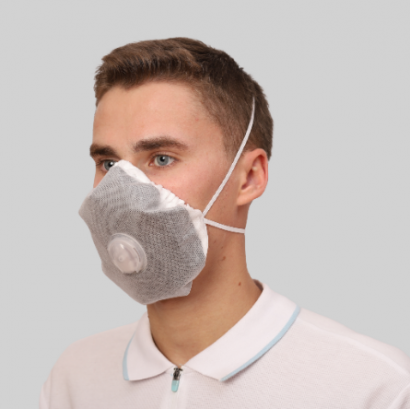 МИРА 1012Е – Фильтрующая полумаска второго класса (FFP2) с дополнительной защитой от кислых газов