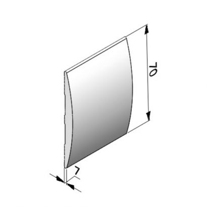 Отбойная доска-наличник KY 70 (70*7 мм)