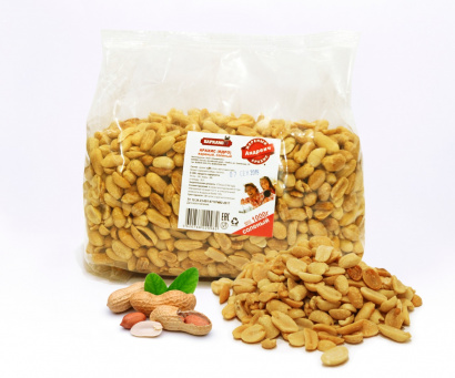 Арахис сухая обжарка жареный соленый (ЖС), 8 вкусов