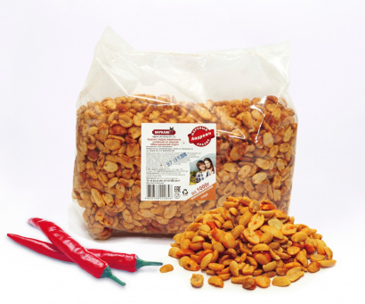 Арахис сухая обжарка жареный соленый (ЖС), 8 вкусов