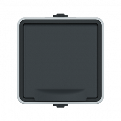 Розетка электрическая CADUCEUS ALING PROTECTA для открытой проводки, без шторок, с крышкой, 16А, 250В~ (Артикул: 22401.A1)