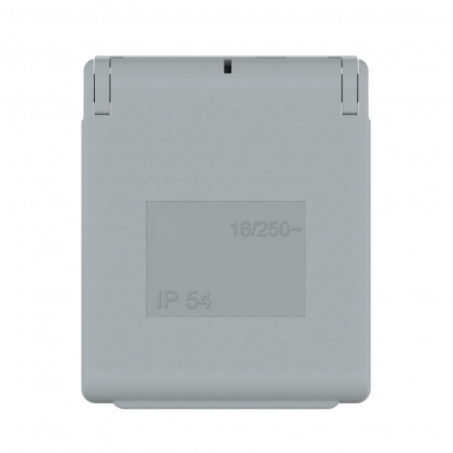 Розетка CADUCEUS ALING электрическая панельная, с крышкой, 16А, 250 В~ (Артикул: 231)