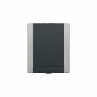 Розетка электрическая CADUCEUS ALING POWER для открытой проводки, без шторок, с крышкой, 16А, 250В~ (Артикул: 241)