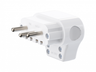 Вилка CADUCEUS ALING электрическая трёхполюсная, с заземлением, 16А, 440В~ (Артикул: 303)