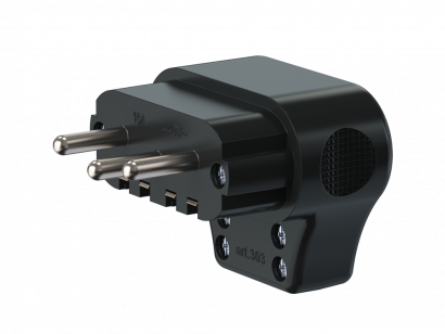 Вилка CADUCEUS ALING электрическая трёхполюсная, с заземлением, 16А, 440В~ (Артикул: 303)