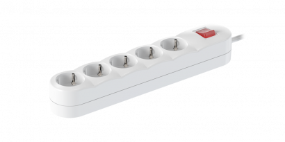 Удлинитель CADUCEUS ALING с выключателем, 5х16А, 250В~, 3м (Артикул: 44503)