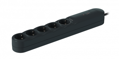 Удлинитель CADUCEUS ALING без выключателя, 5х16А, 1,5м, 250В~, с защитой от перенапряжения (Артикул: 4461)