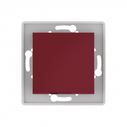 Выключатель скрытой установки CADUCEUS ALING PRESTIGE одноклавишный, проходной, 10АХ, 250В~, механизм (Артикул: 6007)