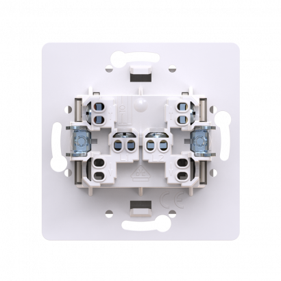 Выключатель скрытой установки CADUCEUS ALING PRESTIGE кнопочный, 10А, 250В~, механизм (Артикул: 60090)