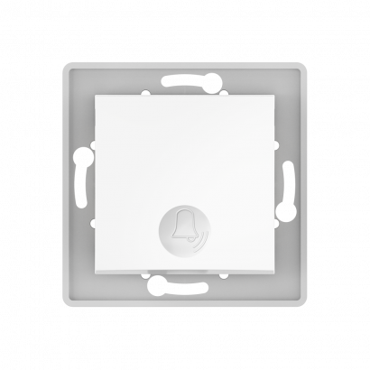 Выключатель скрытой установки CADUCEUS ALING PRESTIGE кнопочный, с символом Звонок, 10А, 250В~, механизм (Артикул: 6010)