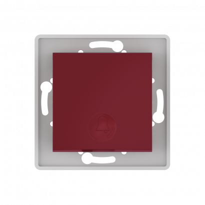 Выключатель скрытой установки CADUCEUS ALING PRESTIGE кнопочный, с символом Звонок, 10А, 250В~, механизм (Артикул: 6010)