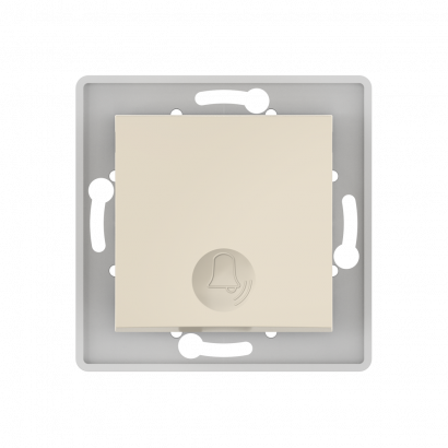 Выключатель скрытой установки CADUCEUS ALING PRESTIGE кнопочный, с символом Звонок, 10А, 250В~, механизм (Артикул: 6010)