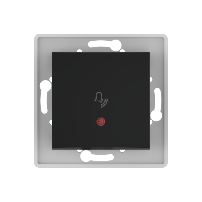 Выключатель скрытой установки CADUCEUS ALING PRESTIGE кнопочный, звонок, с индикацией, 10А, 250В~, механизм (Артикул: 6010I)