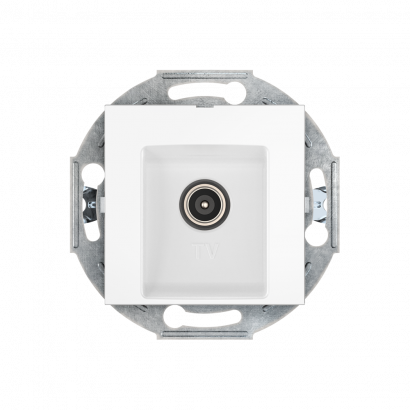 Встраиваемая розетка CADUCEUS ALING PRESTIGE антенная TV, одиночная, механизм (Артикул: 6012I)