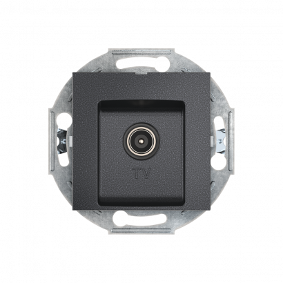 Встраиваемая розетка CADUCEUS ALING PRESTIGE антенная TV, одиночная, механизм (Артикул: 6012I)