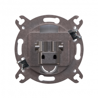 Розетка скрытой установки CADUCEUS ALING PRESTIGE антенная TV/FM, проходная, механизм (Артикул: 6012P)