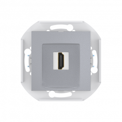 Розетка скрытой установки CADUCEUS ALING PRESTIGE с модулем Keystone HDMI тип A-A, механизм (Артикул: 60163)