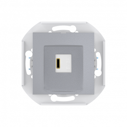 Розетка скрытой установки CADUCEUS ALING PRESTIGE USB, тип С, для зарядки, 1-го устройства, 3А, 5В=, 250В~, механизм (Артикул: 60166)