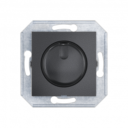 Диммер скрытой установки CADUCEUS ALING PRESTIGE поворотно-нажимной, проходной, 40-400ВА, 230В, 50Гц, механизм (Артикул: 6017)