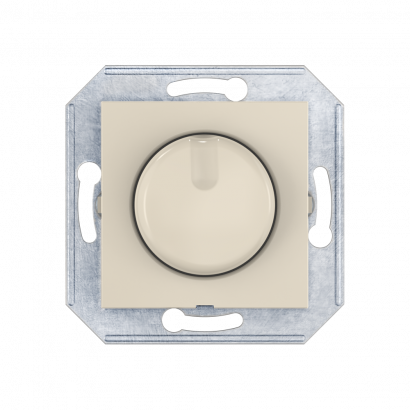 Диммер скрытой установки CADUCEUS ALING PRESTIGE поворотно-нажимной, проходной, 40-400ВА, 230В, 50Гц, механизм (Артикул: 6017)