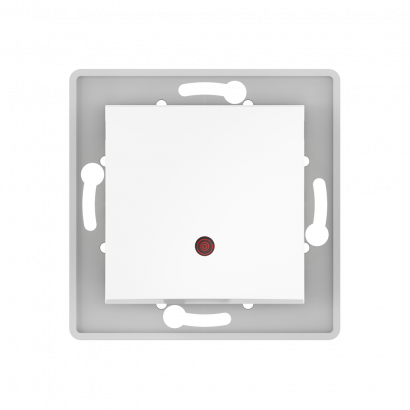 Выключатель скрытой установки CADUCEUS ALING PRESTIGE одноклавишный, с индикацией, 10АХ, 250В~, механизм (Артикул: 6025)