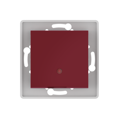 Выключатель скрытой установки CADUCEUS ALING PRESTIGE одноклавишный, с индикацией, 10АХ, 250В~, механизм (Артикул: 6025)