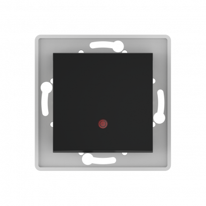 Выключатель скрытой установки CADUCEUS ALING PRESTIGE двухклавишный, с индикацией, 10АХ, 250В~, механизм (Артикул: 6026)