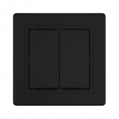 Выключатель скрытой установки CADUCEUS ALING PRESTIGE двухклавишный, 10АХ, 250В~ (Артикул: 606)