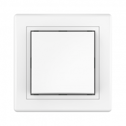 Выключатель скрытой установки CADUCEUS ALING PRESTIGE одноклавишный, проходной, 10АХ, 250В~ (Артикул: 607)