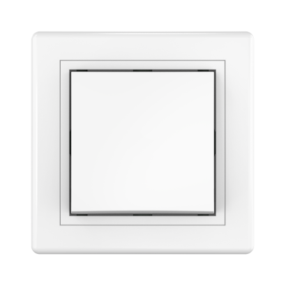 Выключатель скрытой установки CADUCEUS ALING PRESTIGE двухклавишный, проходной, 10АХ, 250В~ (Артикул: 6072)