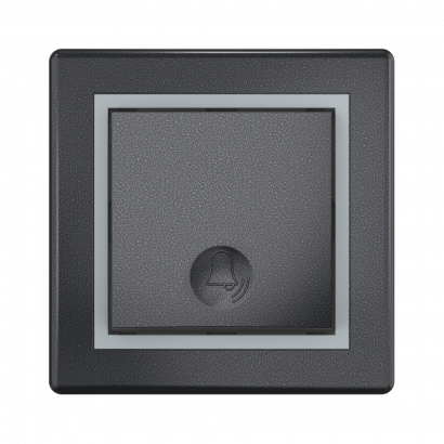 Выключатель скрытой установки CADUCEUS ALING PRESTIGE кнопочный, с символом Звонок, 10А, 250В~ (Артикул: 610)