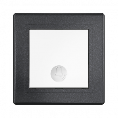 Выключатель скрытой установки CADUCEUS ALING PRESTIGE кнопочный, с символом Звонок, 10А, 250В~ (Артикул: 610)