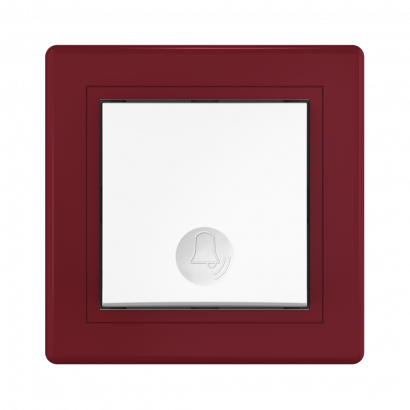 Выключатель скрытой установки CADUCEUS ALING PRESTIGE кнопочный, с символом Звонок, 10А, 250В~ (Артикул: 610)