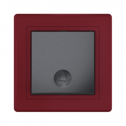 Выключатель скрытой установки CADUCEUS ALING PRESTIGE кнопочный, с символом Звонок, 10А, 250В~ (Артикул: 610)