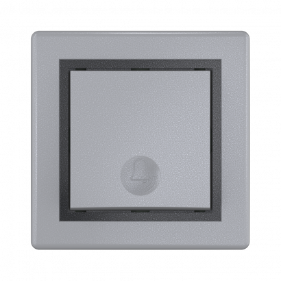 Выключатель скрытой установки CADUCEUS ALING PRESTIGE кнопочный, с символом Звонок, 10А, 250В~ (Артикул: 610)