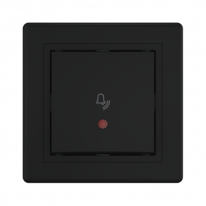 Выключатель скрытой установки CADUCEUS ALING PRESTIGE кнопочный, с символом Звонок, с индикацией, 10А, 250В~ (Артикул: 610I)