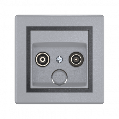 Розетка скрытой установки CADUCEUS ALING PRESTIGE антенная TV/FM, оконечная (Артикул: 612Z)