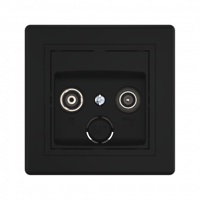 Розетка скрытой установки CADUCEUS ALING PRESTIGE с модулями Keystone 2хRJ12 6P4C, двойная, телефонная (Артикул: 613)