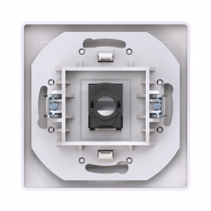 Розетка скрытой установки CADUCEUS ALING PRESTIGE компьютерная с модулем Keystone RJ45 8P8C, cat.6, UTP (UTP - неэкранированный) (Артикул: 6150)