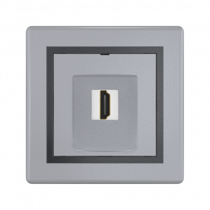 Розетка скрытой установки CADUCEUS ALING PRESTIGE с модулем Keystone HDMI тип A-A (Артикул: 6163)