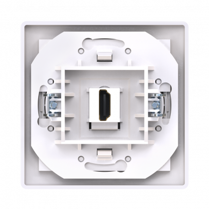 Розетка скрытой установки CADUCEUS ALING PRESTIGE с модулем Keystone HDMI тип A-A (Артикул: 6163)