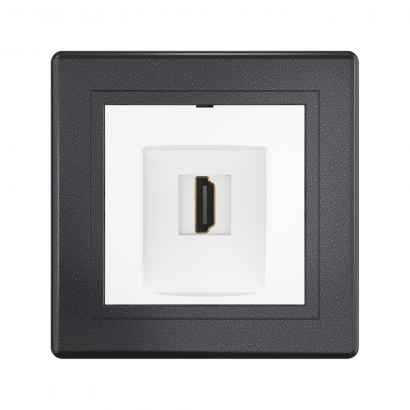 Розетка скрытой установки CADUCEUS ALING PRESTIGE с модулем Keystone HDMI тип A-A (Артикул: 6163)