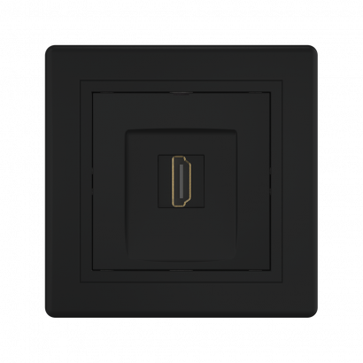 Розетка скрытой установки CADUCEUS ALING PRESTIGE с модулем Keystone HDMI тип A-A (Артикул: 6163)