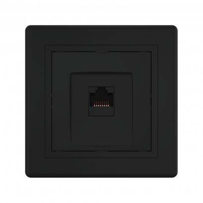 Розетка скрытой установки CADUCEUS ALING PRESTIGE компьютерная с модулем Keystone RJ45 8P8C, cat.6A, UTP (UTP - неэкранированный) (Артикул: 616)