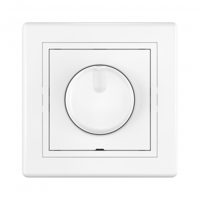 Диммер скрытой установки CADUCEUS ALING PRESTIGE поворотно-нажимной, 40-400ВА, 230В, 50Гц (Артикул: 6173)