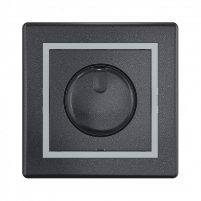 Диммер скрытой установки CADUCEUS ALING PRESTIGE поворотно-нажимной, 40-400ВА, 230В, 50Гц (Артикул: 6173)