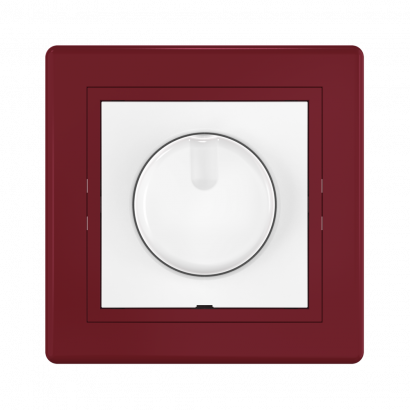 Диммер скрытой установки CADUCEUS ALING PRESTIGE поворотно-нажимной, 40-400ВА, 230В, 50Гц (Артикул: 6173)